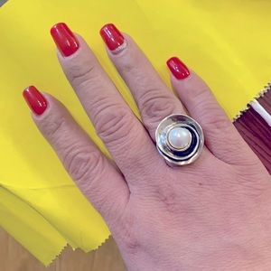 Silbada pearl ring